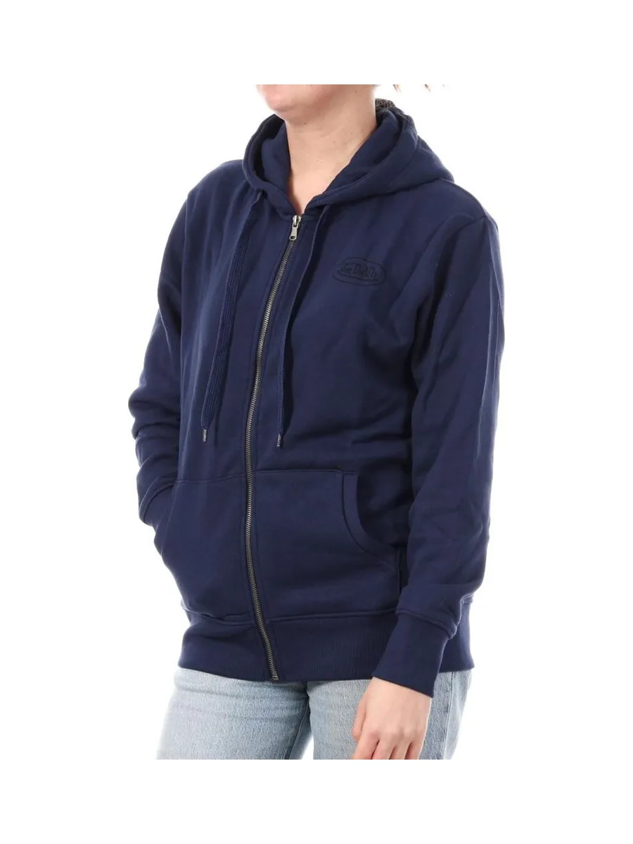 Sweat Zippé Marine Femme Von Dutch SLIGN 2