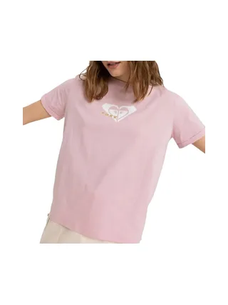 T-Shirt Rose Pale Femme Roxy Ocean Regular 1