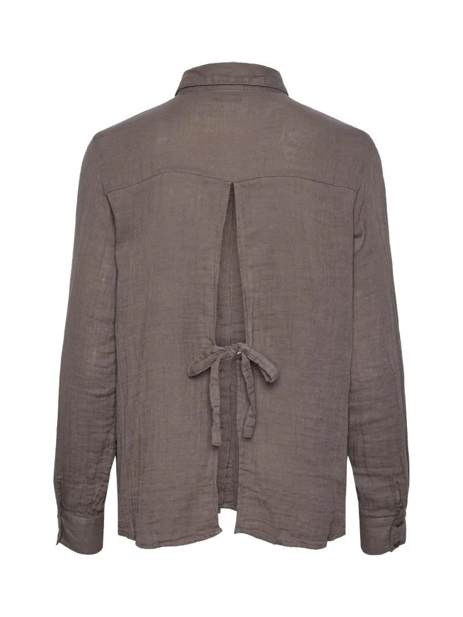 Chemise Marron Femme Pieces Kappel 3