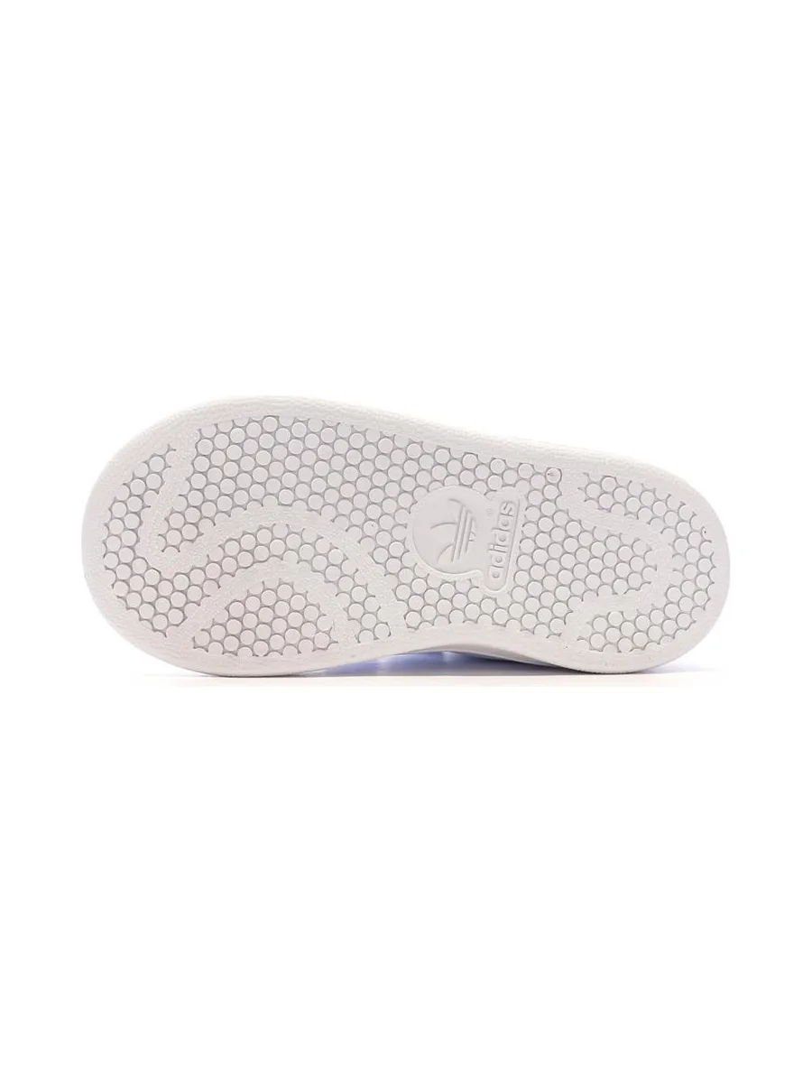 Baskets Blanches/Vertes Garçon/Fille Adidas Stan Smith 6