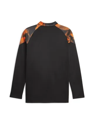 OM Sweat de Training Noir/Orange Homme Puma 23/24 2