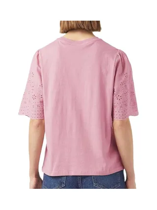 T-Shirt Rose Femme YAS Yaslex 2