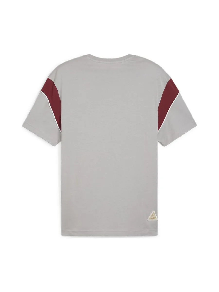 AC Milan T-shirt Gris/Bordeaux Homme Puma Ftblarchive 2