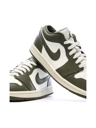 Baskets Kaki Mixte Nike Air Jordan 1 Low 7