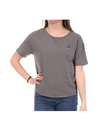 T-Shirt Gris Femme Le Coq Sportif Loose 1