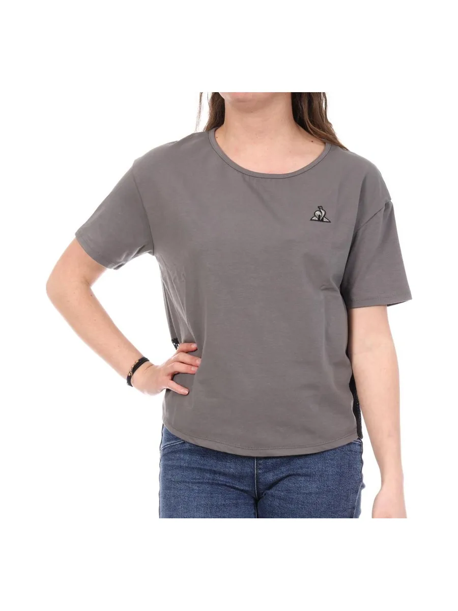 T-Shirt Gris Femme Le Coq Sportif Loose 2