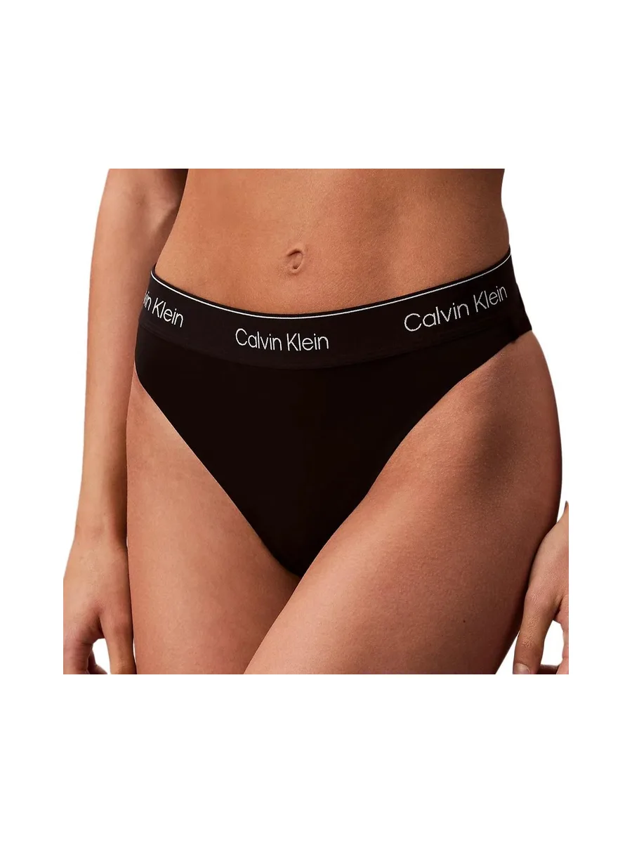 String Noir Femme Calvin Klein Jeans Tanga 2