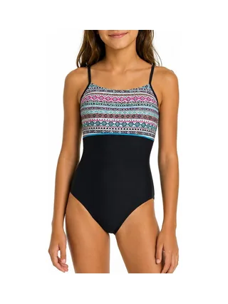 Maillot de bain Noir Fille Lagon Bleu Laure 1