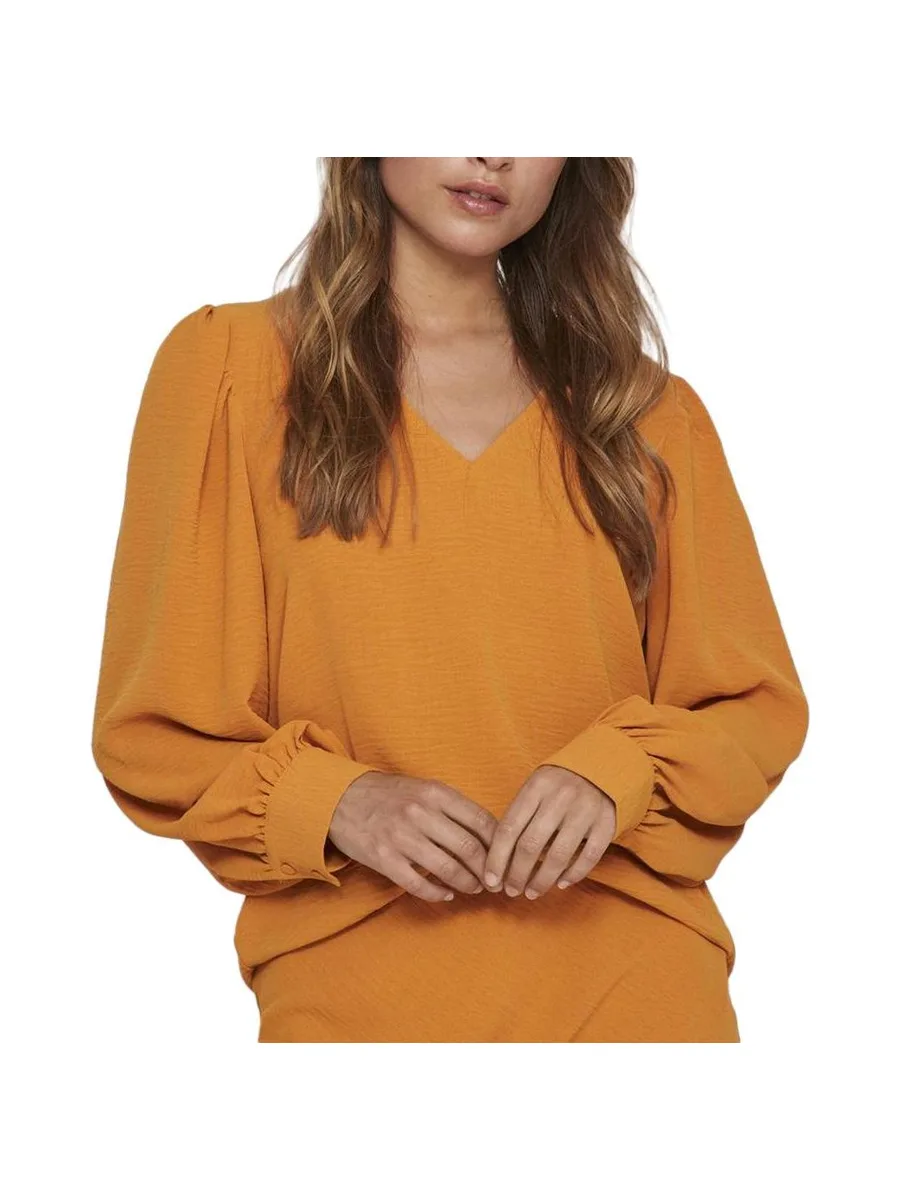 Blouse Jaune Femme Vila Gaja 2