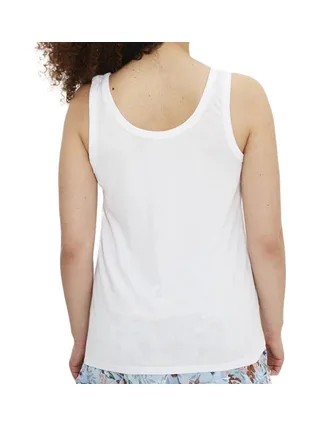 Débardeur Blanc Femme Only Wrongly Tank 2
