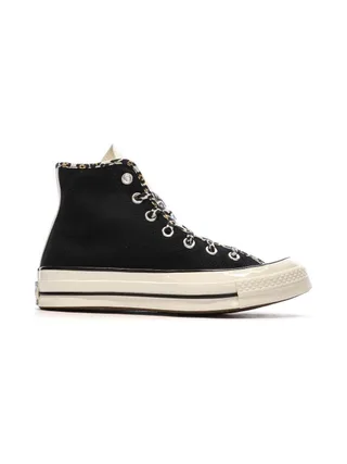 Baskets Noires Léopard Femme Converse Chuck 70 2