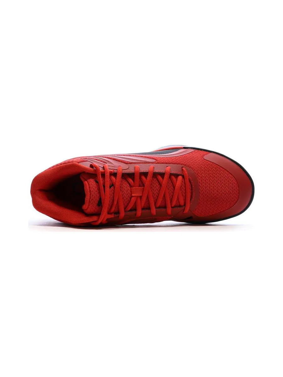 Chaussures de Basketball Rouges/Noires Homme Puma Court Pro 5
