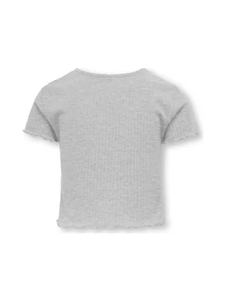 T-shirt Gris Fille Only Nella 2