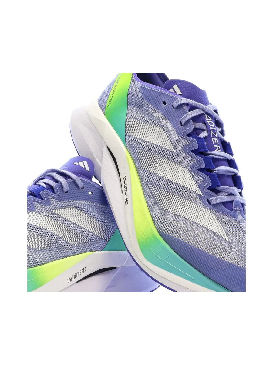 Chaussures de Running Bleu Homme Adidas Adizero Boston 8