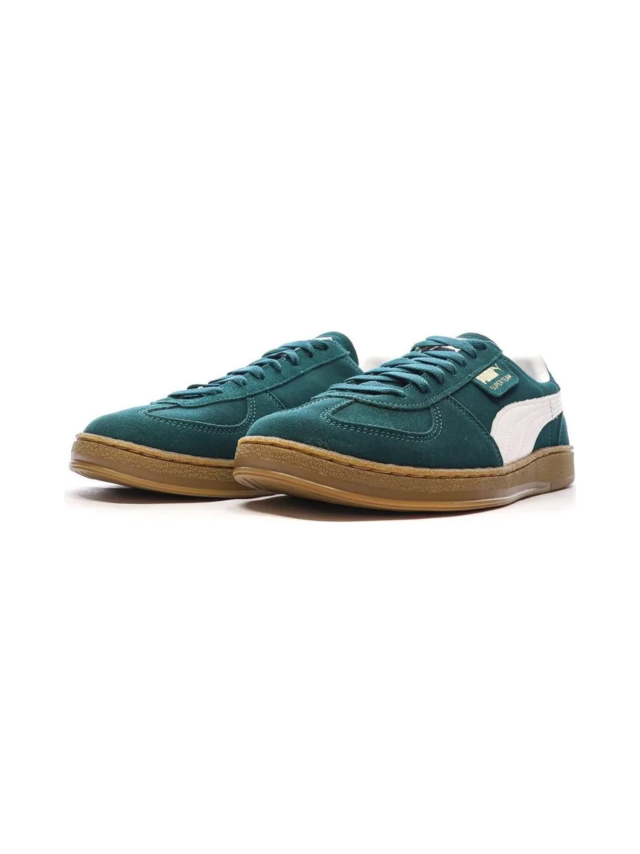 Baskets Vertes Homme Puma Super Team Sd 7