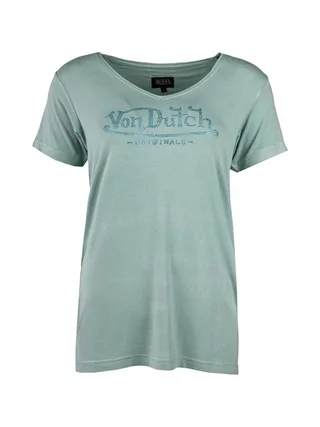 T-shirt Bleu Femme Von Dutch Roan 1