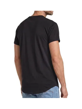 T-Shirt Noir Homme G-Star RAW Logo 2