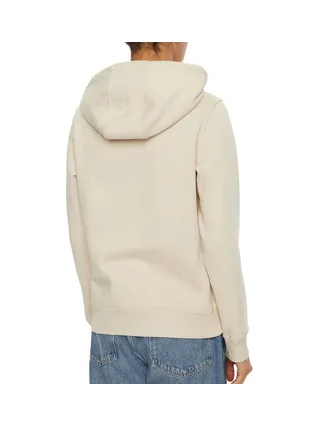 Sweat à Capuche Écru Femme Tommy Hilfiger Flag 2