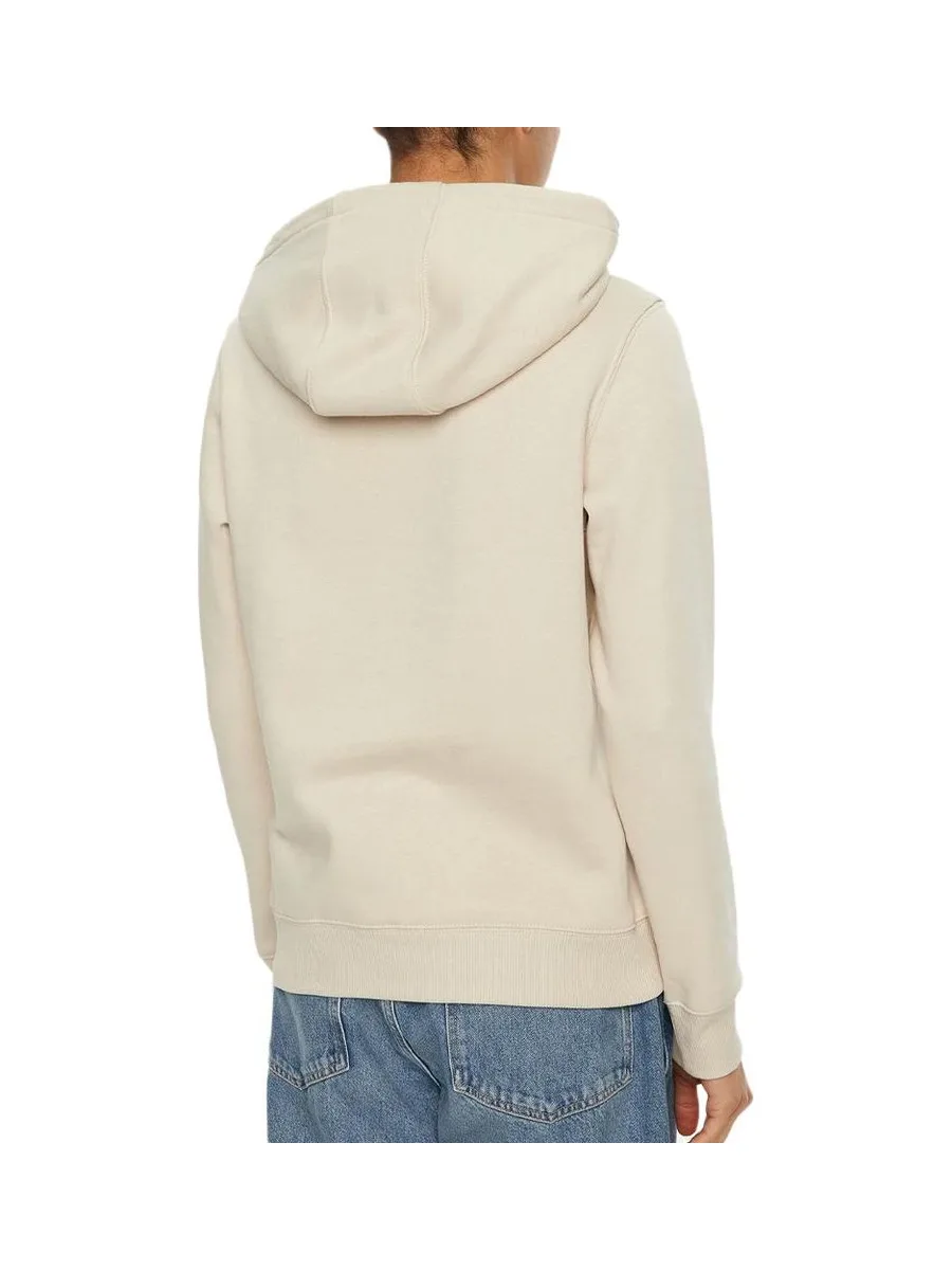 Sweat à Capuche Écru Femme Tommy Hilfiger Flag 3