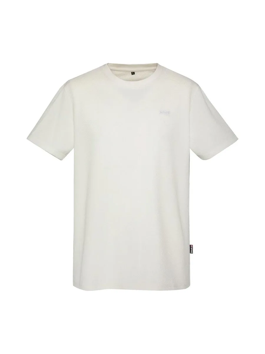 T-Shirt Blanc Homme Schott TSCLAY 3