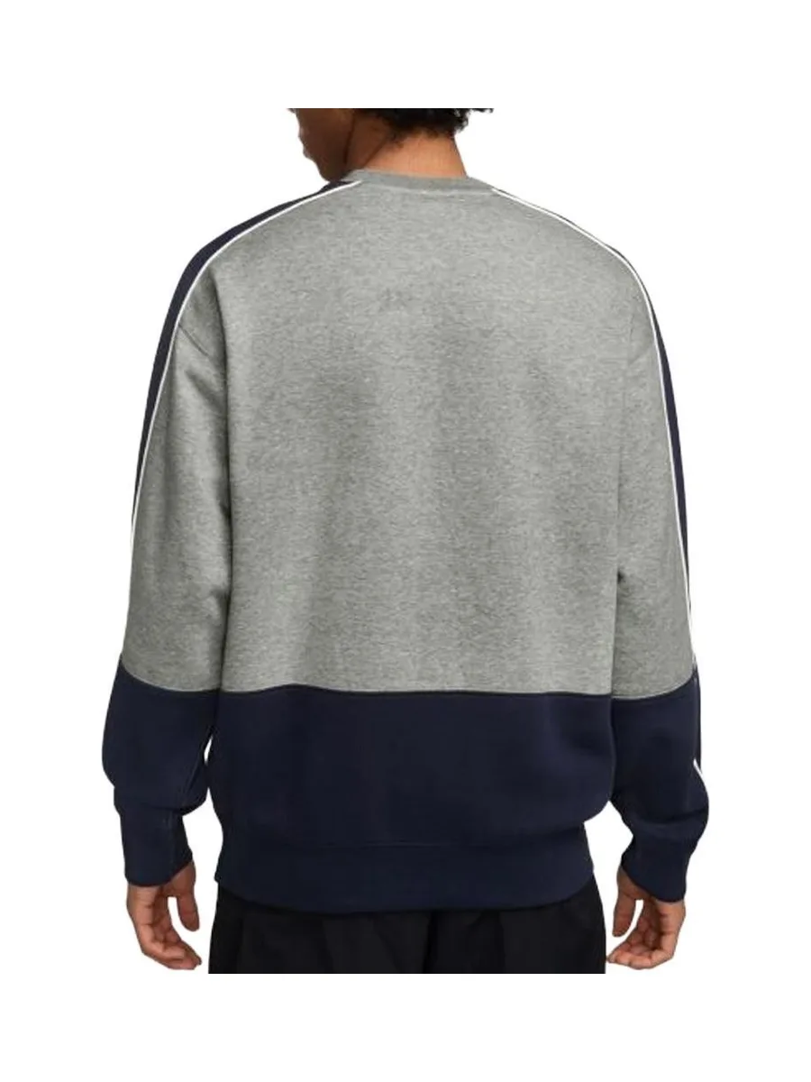 Sweat Gris/Marine Homme Nike Fleece 3