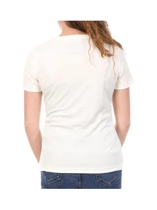 T-Shirt Crème Femme Le Coq Sportif Coq Marshmallow 2