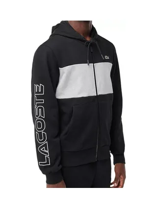 Sweat Noir Homme Lacoste SH1416 1