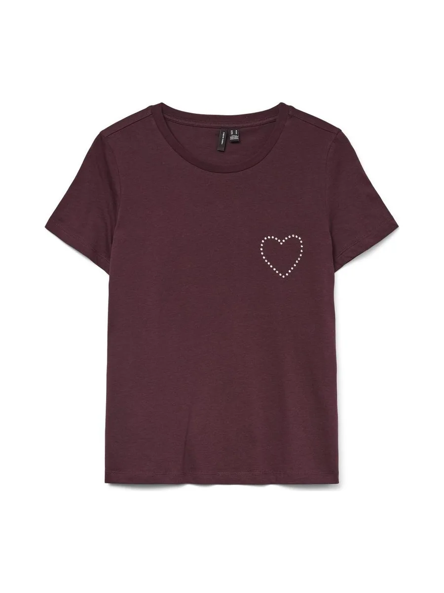 T-Shirt Prune Femme Vero Moda Liana 1