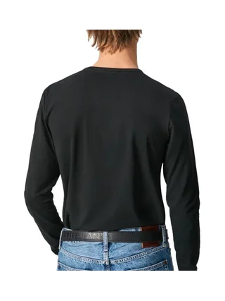 T-Shirt Manches Longues Noir Homme Pepe jeans Original Basic 2 2