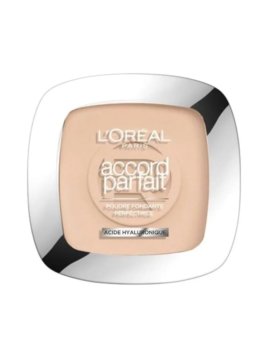 Poudre Fondante Perfectrice Accord Parfait L'Oréal Paris 1R/1C Ivoire Rosé 2