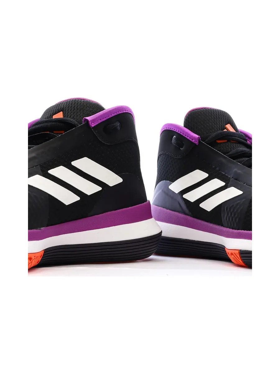 Chaussures de basketball Noires/Violettes Homme Adidas Bounce 8