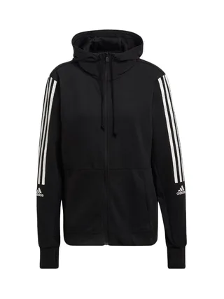 Sweat Zippé Noir Femme Adidas HD1731 3