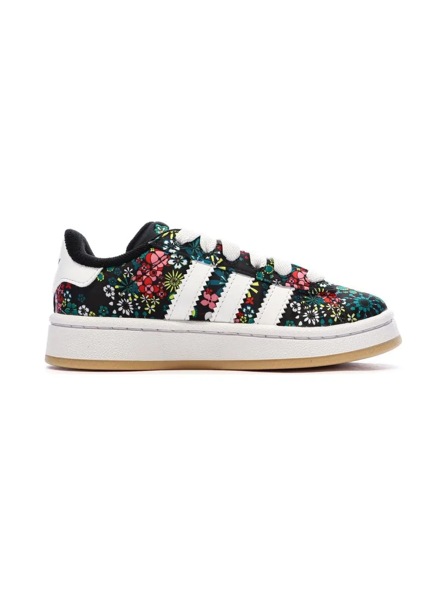 Baskets Noires à Motifs Fille Adidas Campus 3