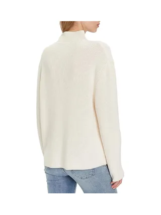 Pull Blanc Femme Tommy Hilfiger Tjw Mockneck Badge S 2