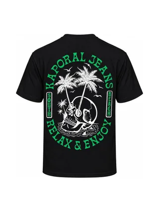 T-Shirt Noir Homme Kaporal Till 2