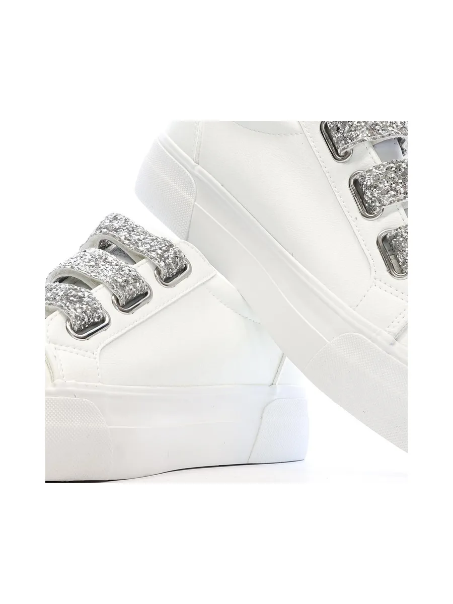 Baskets Blanche Plateforme Femme Kaporal Clovia 8