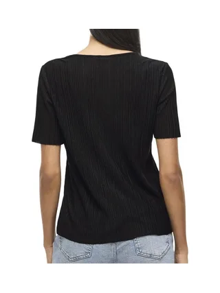 T-Shirt Noir Femme Vila Viplisa 2