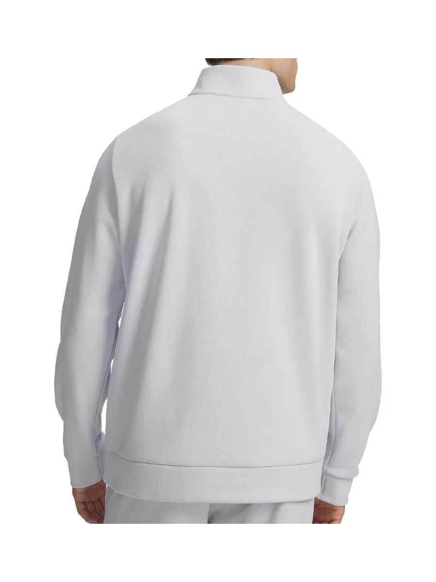 Sweat 1/4 zip Gris Clair Homme Under Armour Fleece 1373358 3