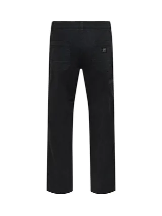 Pantalon Cargo Noir Homme Only & Sons Edge 2