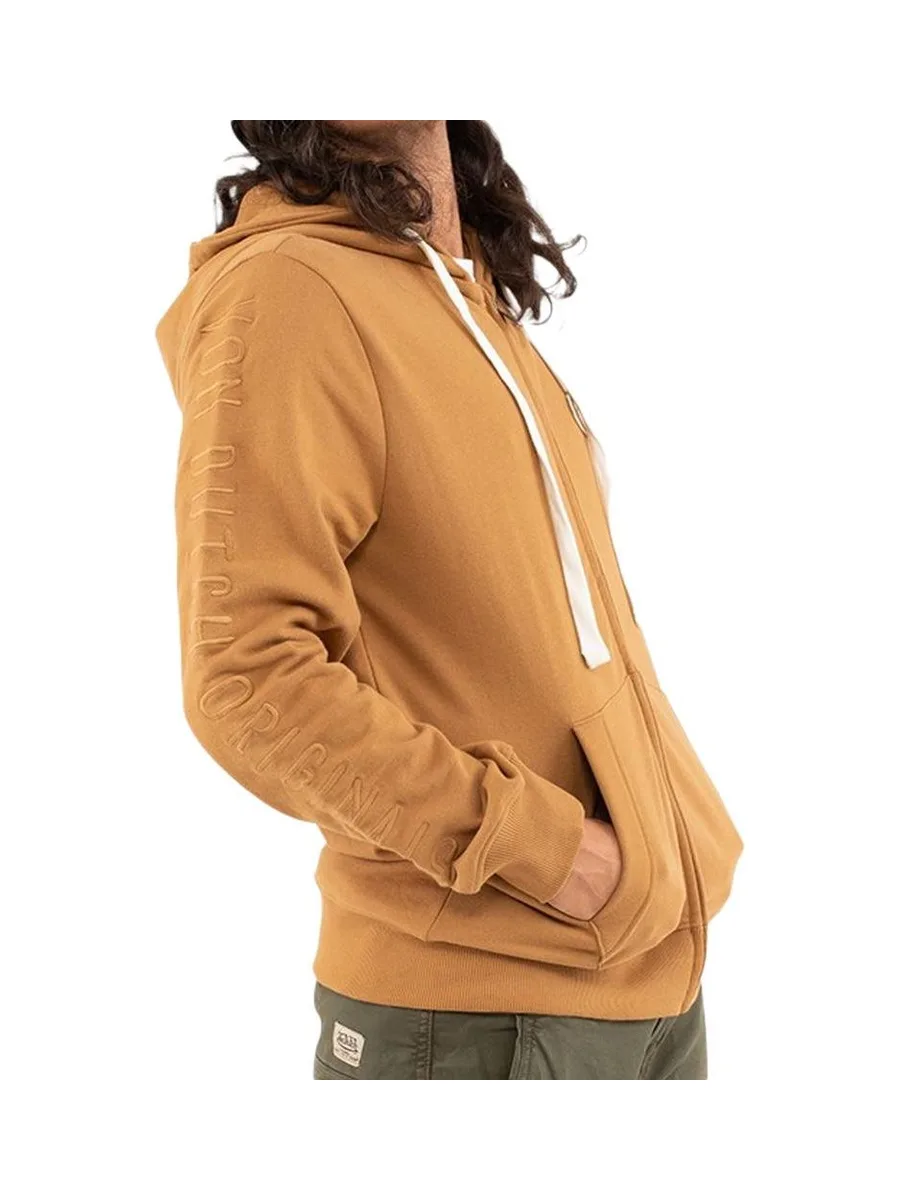 Sweat Zippé Jaune Homme Von Dutch Camp MOT 1