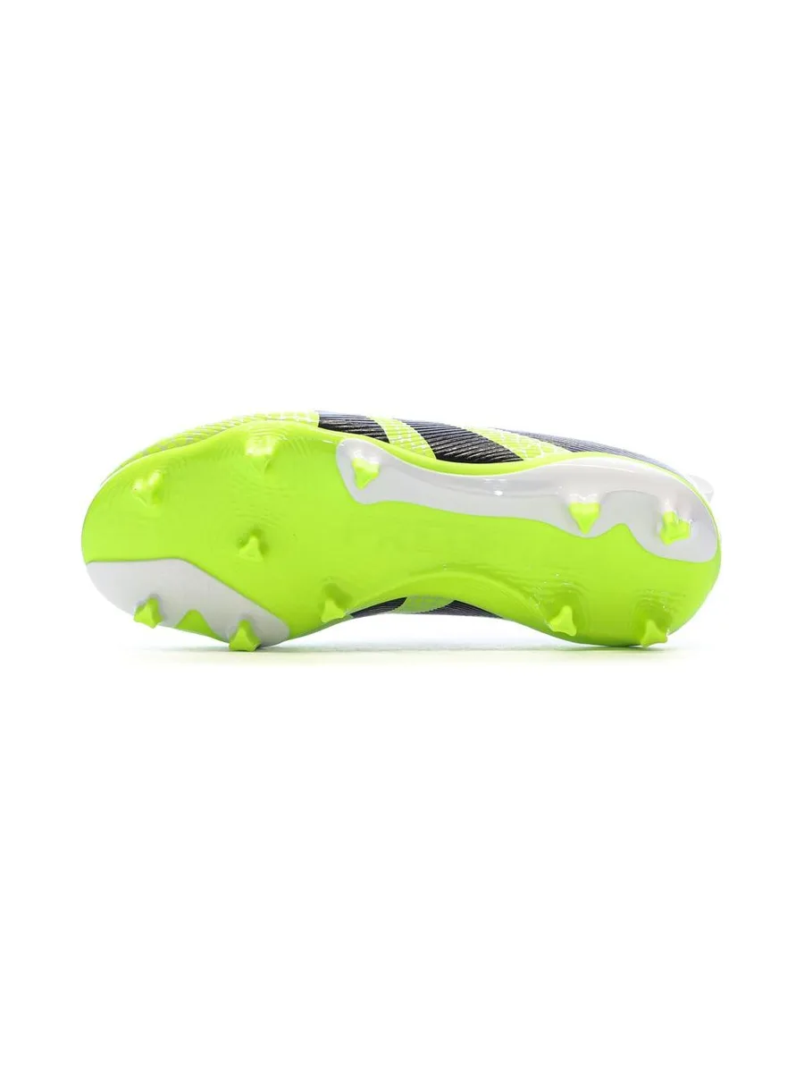 Chaussures de Foot Blanc/Jaune Junior Adidas Predator League Ll FG/MG 6
