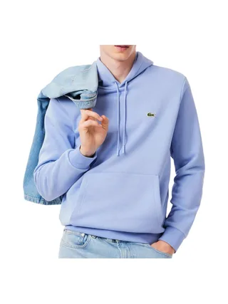 Sweat Bleu Clair Homme Lacoste En Mollet 1