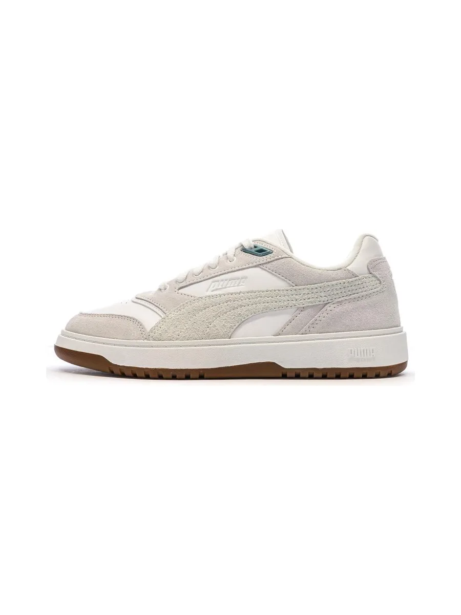 Baskets Blanc/Gris Homme Puma Doublecourt 2