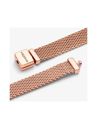 Pandora - Bracelet Reflexions in en plaqué or rose 14 carats 4