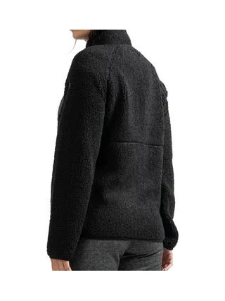 Veste Sherpa Noir Femme Sun Valley DINGBO 2