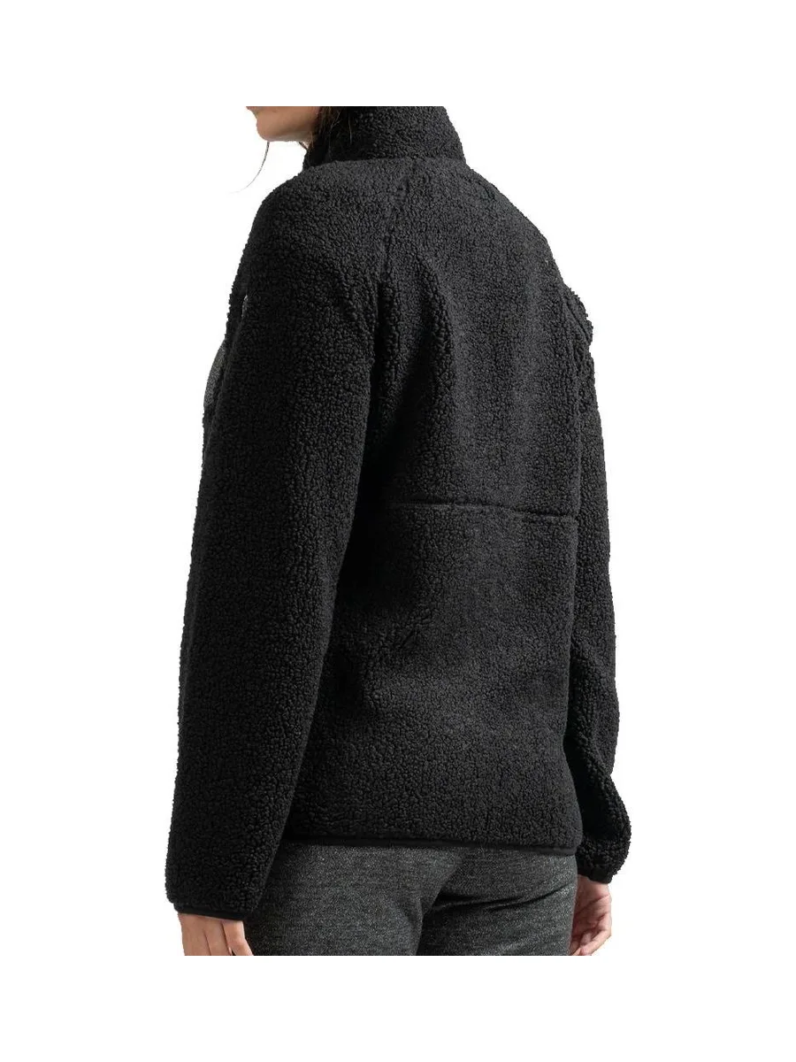Veste Sherpa Noir Femme Sun Valley DINGBO 3