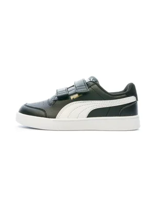 Baskets à scratchs Noires Garçon Puma Shuffle 1