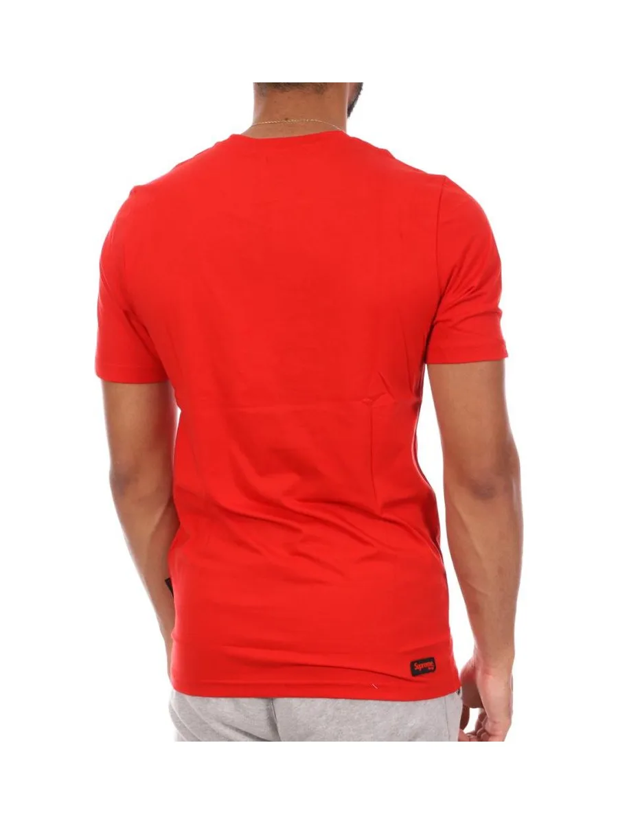 T-shirt Rouge Homme Supreme Grip Film 3