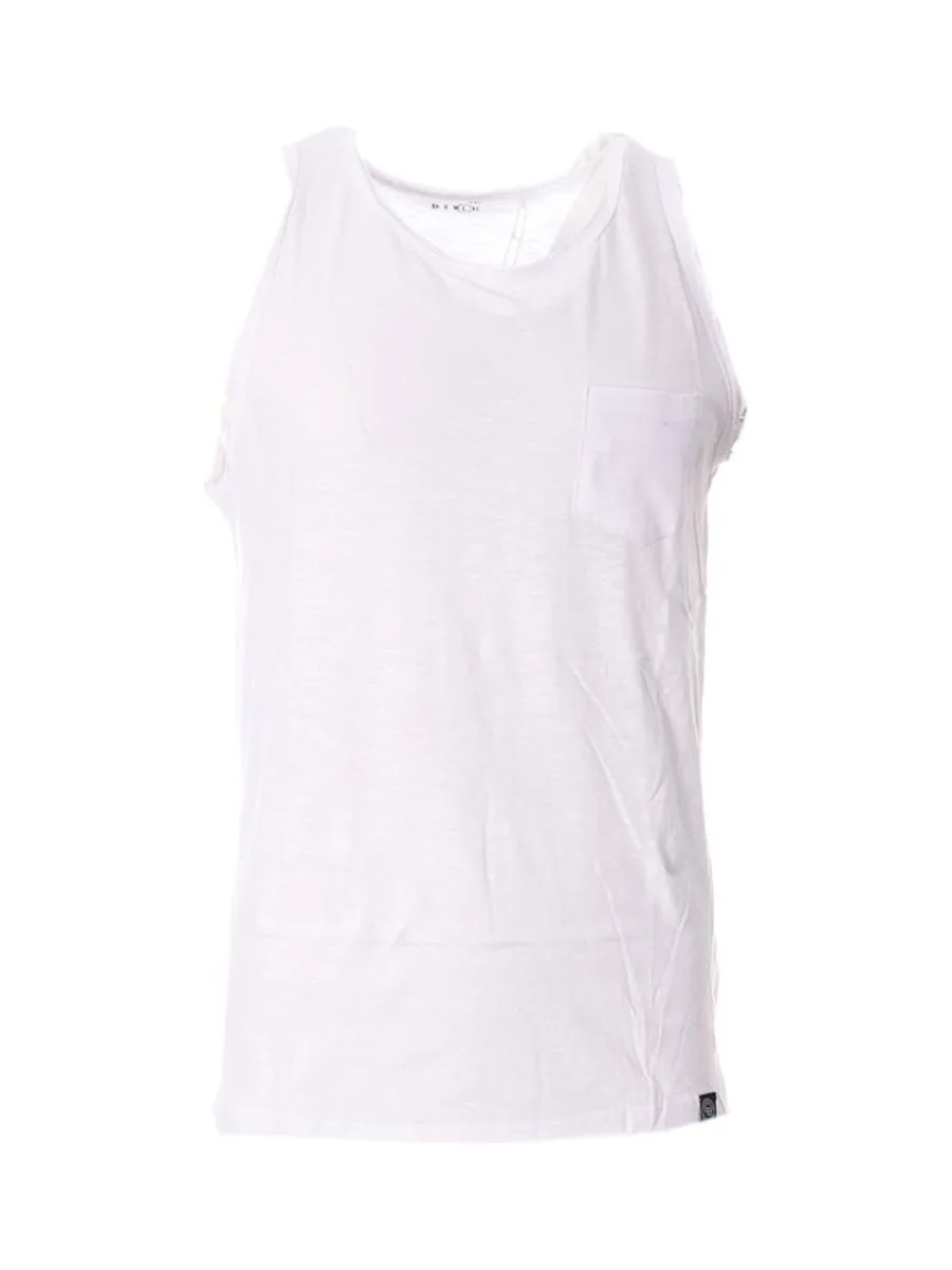 Débardeur Blanc Homme Paname Brothers DYLAN 2