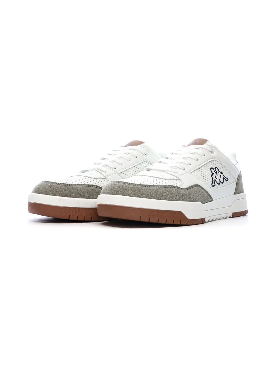 Baskets Blanches/Taupes Homme Kappa Logo Manis 7